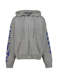 Celine Men Logo Wool Hoodie