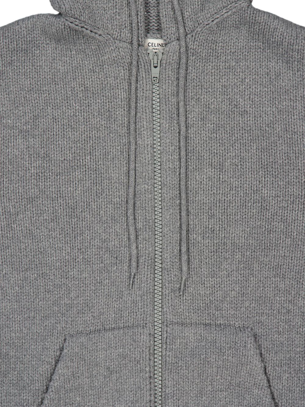 Celine Men Logo Wool Hoodie