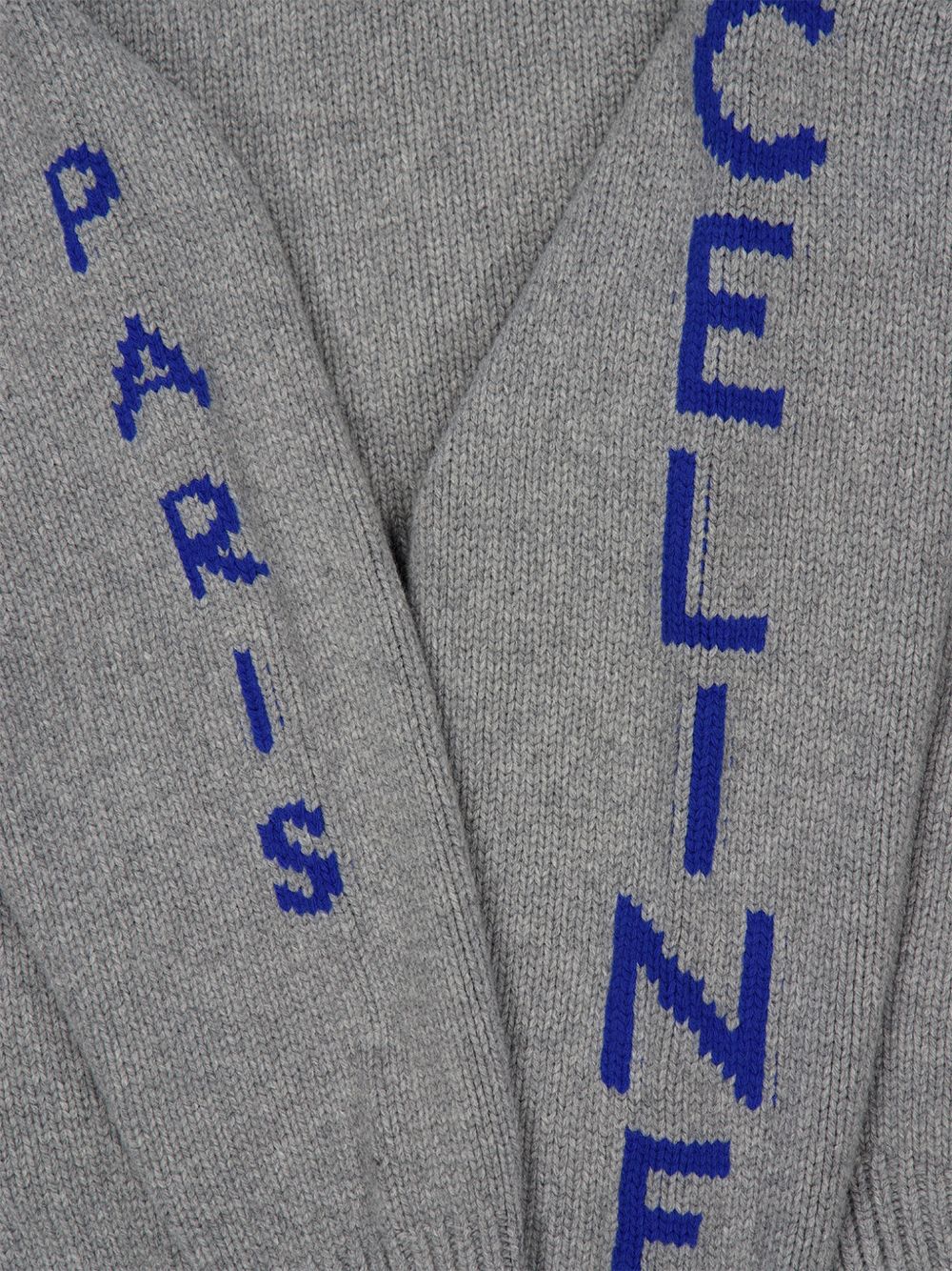 Celine Men Logo Wool Hoodie