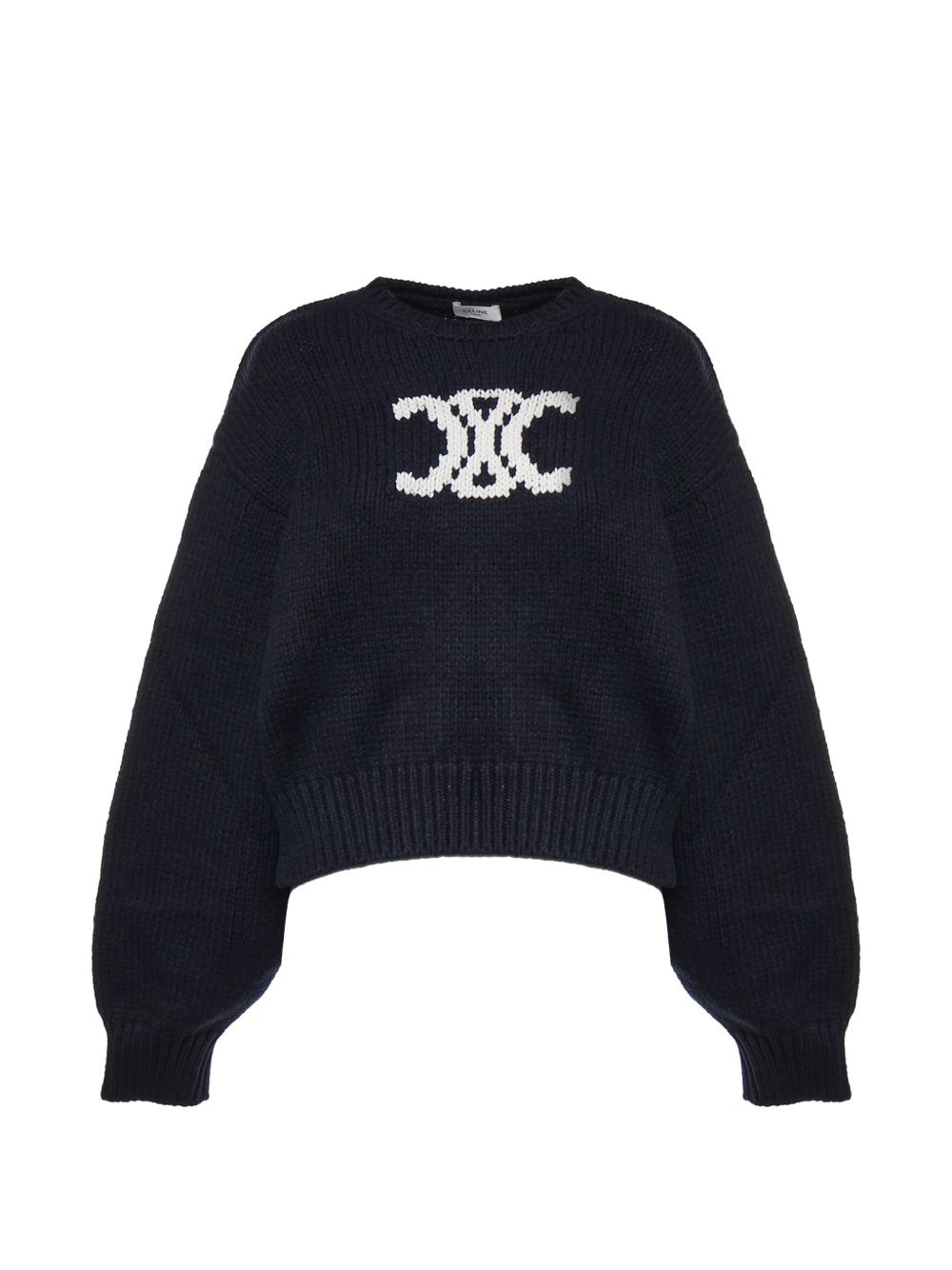 Celine Women Triomphe Cotton Sweater