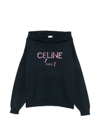 Celine Men Logo Cotton Hoodie