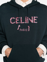Celine Men Logo Cotton Hoodie