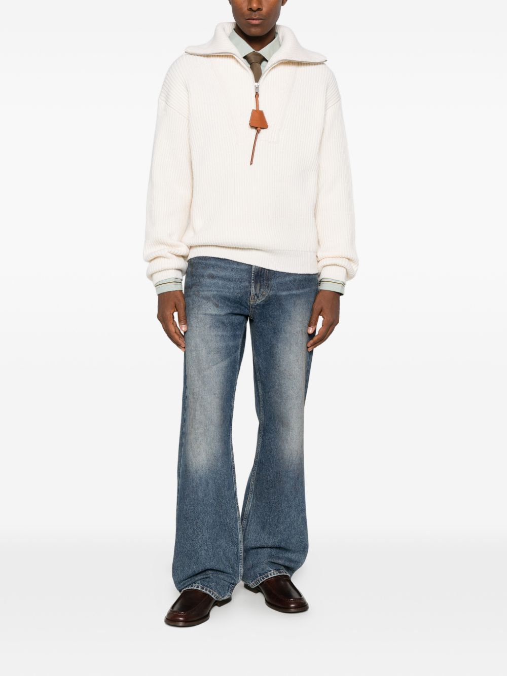 Celine Men Wool And Cashmere Sweater
