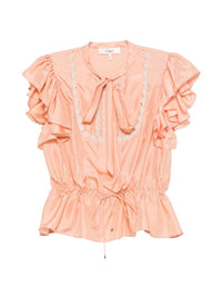 Chloé Women Silk Rouched Top