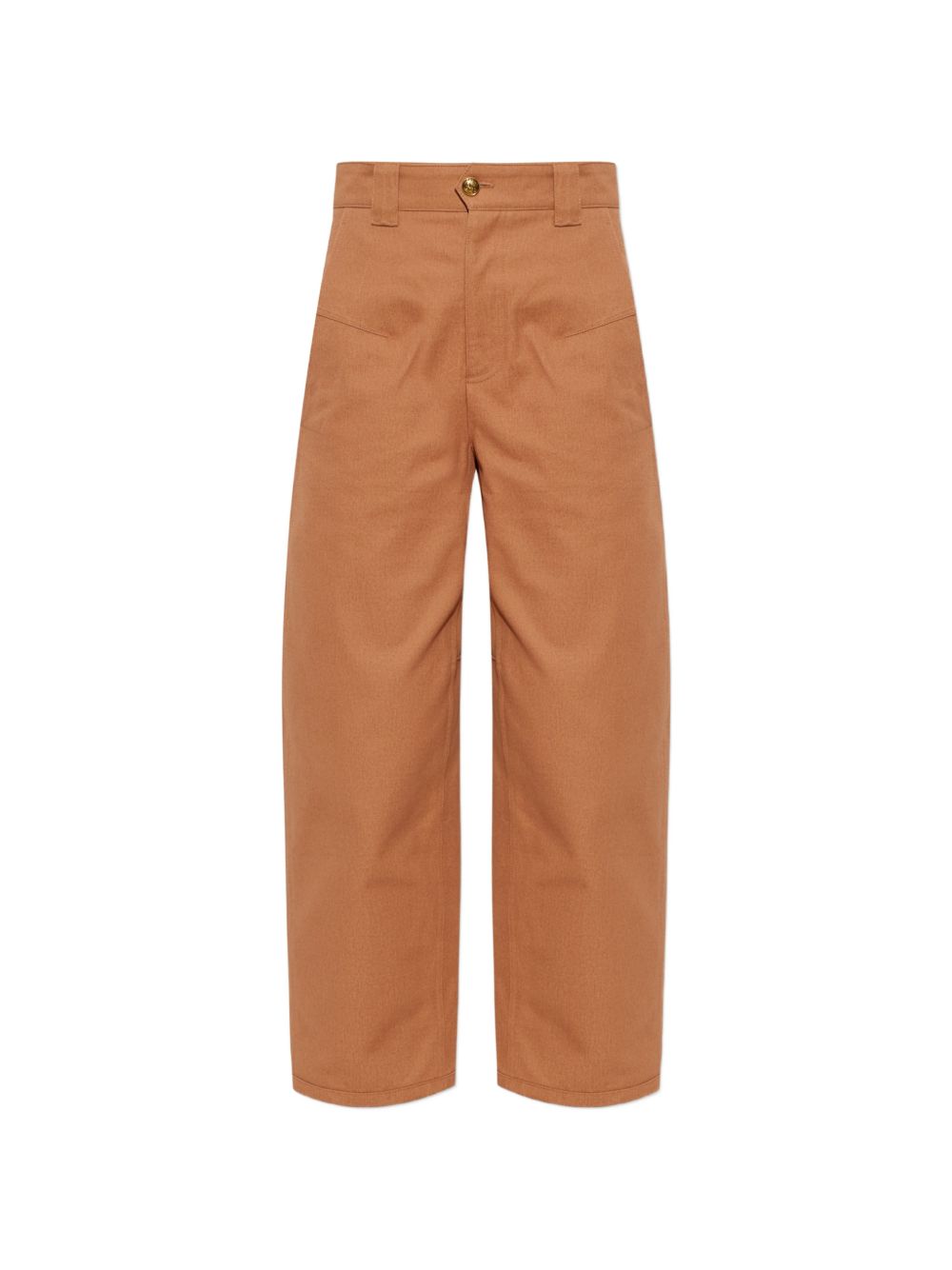 Chloé Women Cotton Barrel Trousers