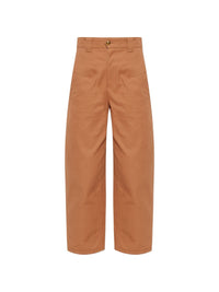 Chloé Women Cotton Barrel Trousers