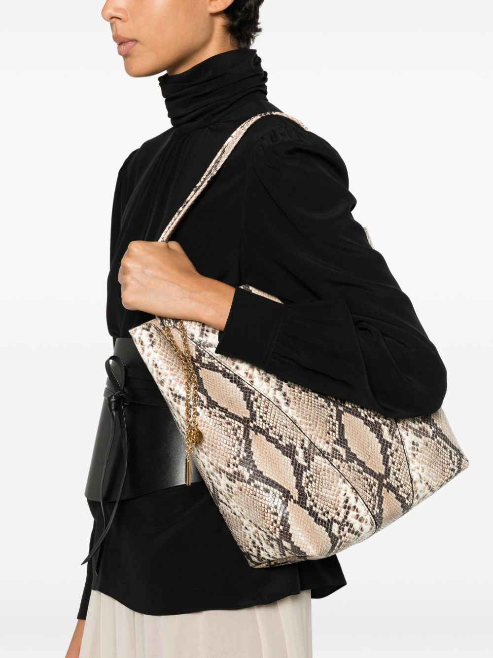CHLOÉ Chloé Women Chloé Spin Leather Tote Bag