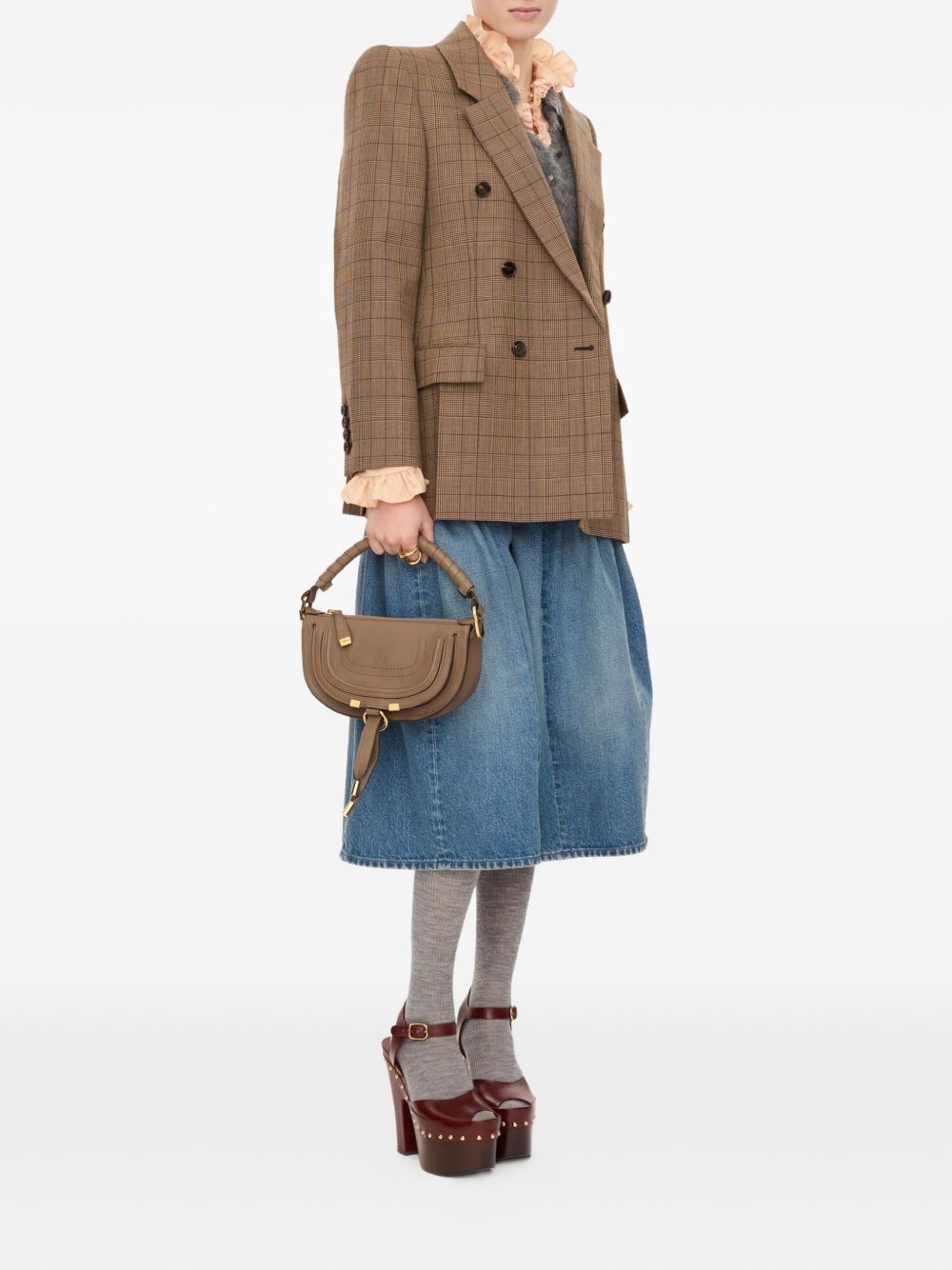 CHLOÉ Chloé Women Marcie Mini Leather Shoulder Bag