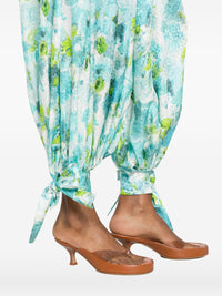 Chloé Women Printed Silk Trousers