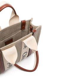 CHLOÉ Chloé Women Woody Small Linen Tote
