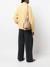 CHLOÉ Chloé Women Woody Small Straw Bucket Bag