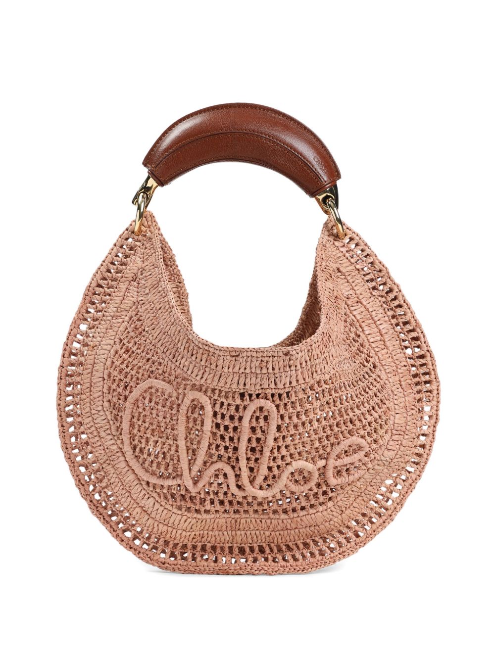 CHLOÉ Chloé Women Summer Banana Rafia Hobo Bag
