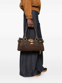 Chloé Women Paddington Suede Leather Shoulder Bag