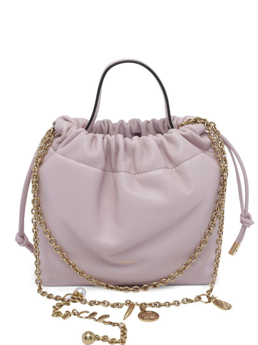 Chloé Women Chloé Icons Leather Mini Bucket Bag