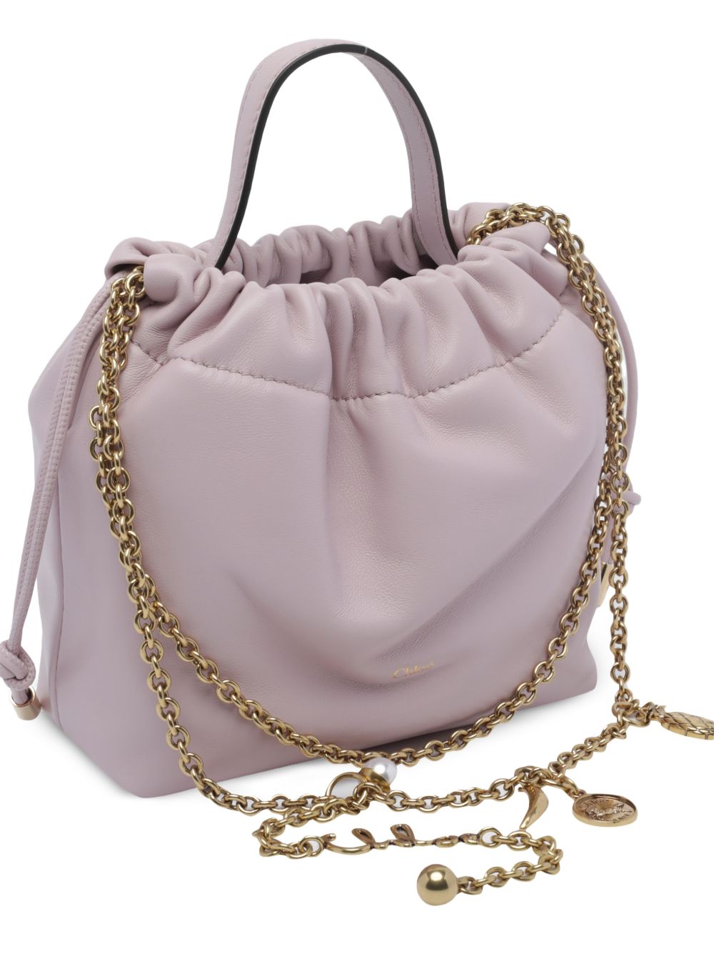 Chloé Women Chloé Icons Leather Mini Bucket Bag