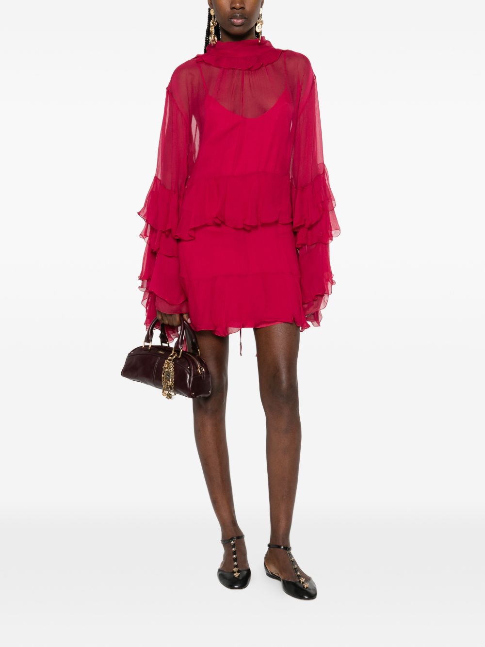 Chloé Women Silk Mini Dress