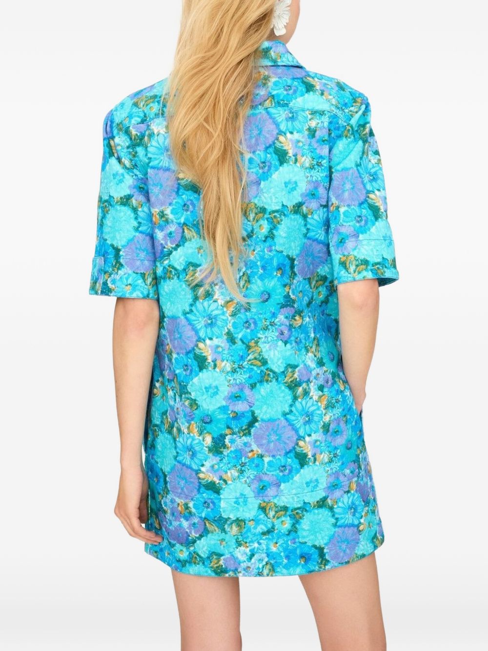 Chloé Women Printed Cotton Mini Dress