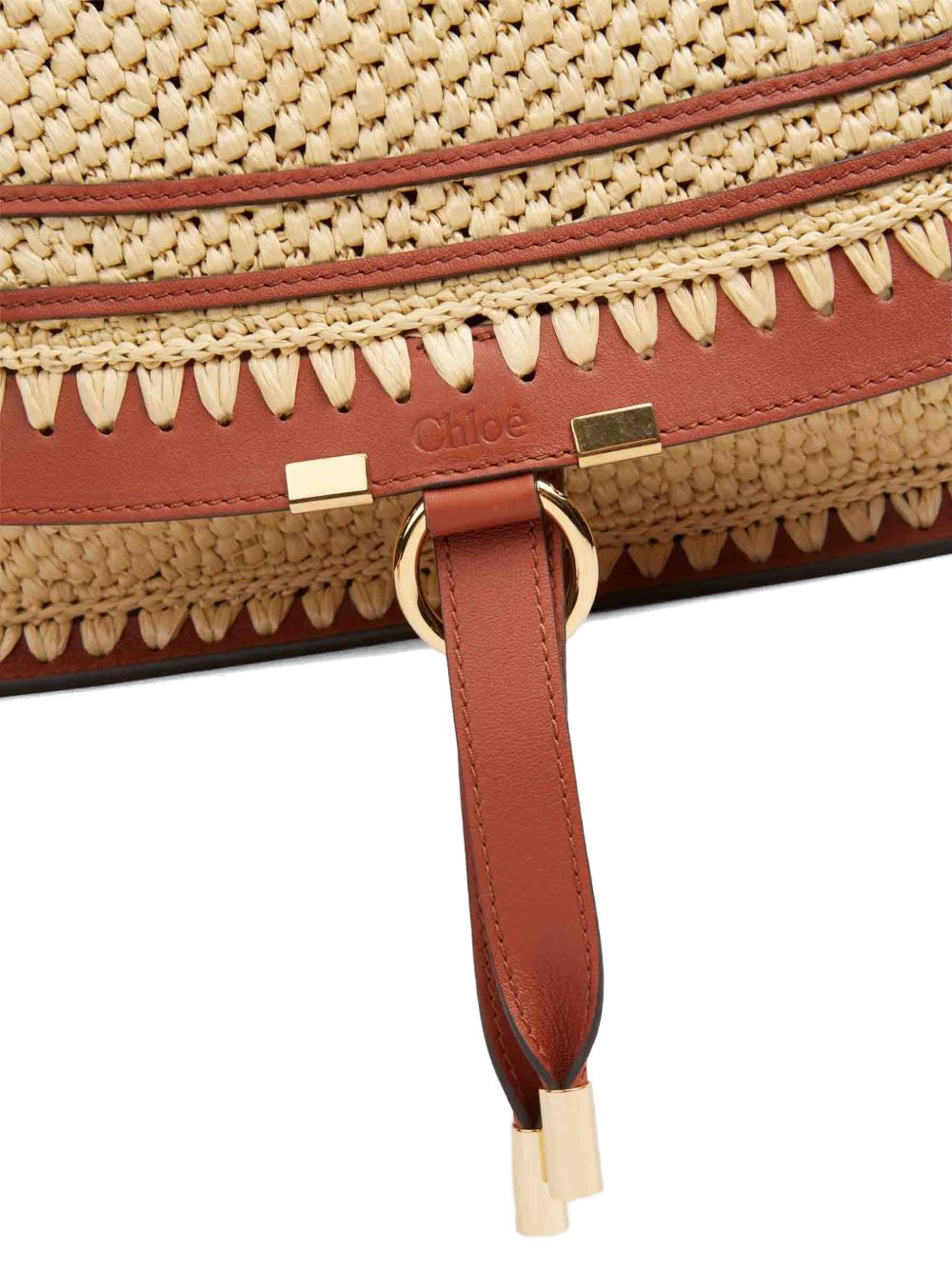 CHLOÉ Chloé Women Marcie Medium Rafia Tote Bag