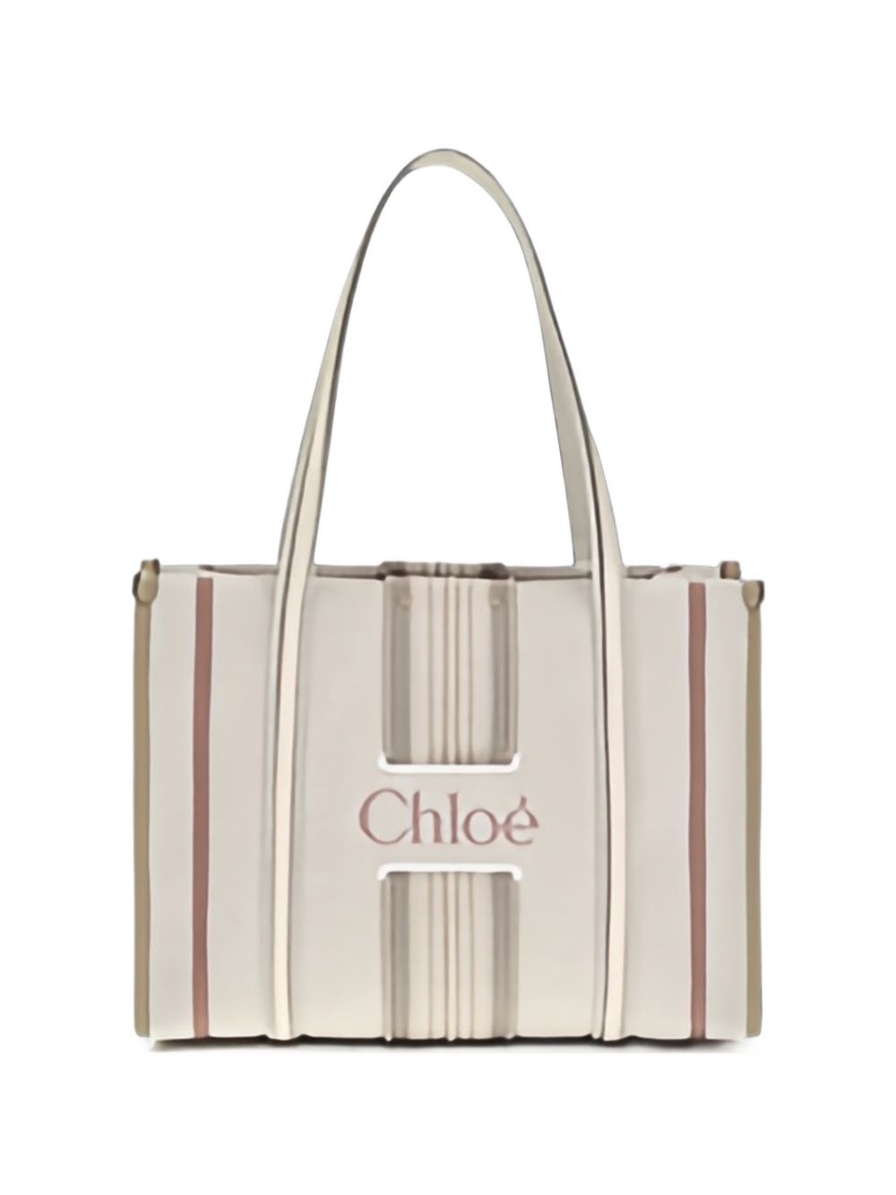 Chloé Women Woody Loop Canvas Tote