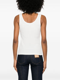 Chloé Women Logo Cotton Tank Top