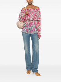 Chloé Women Printed Silk Blouse