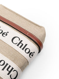 CHLOÉ Chloé Women Woody Mini Linen Tote Bag