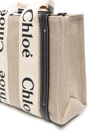CHLOÉ Chloé Women Woody Small Linen Tote Bag
