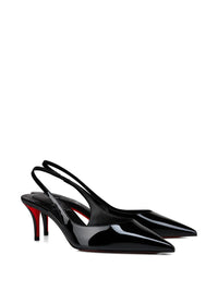 Christian Louboutin Women Miss Z Patent Leather Slingback Pumps