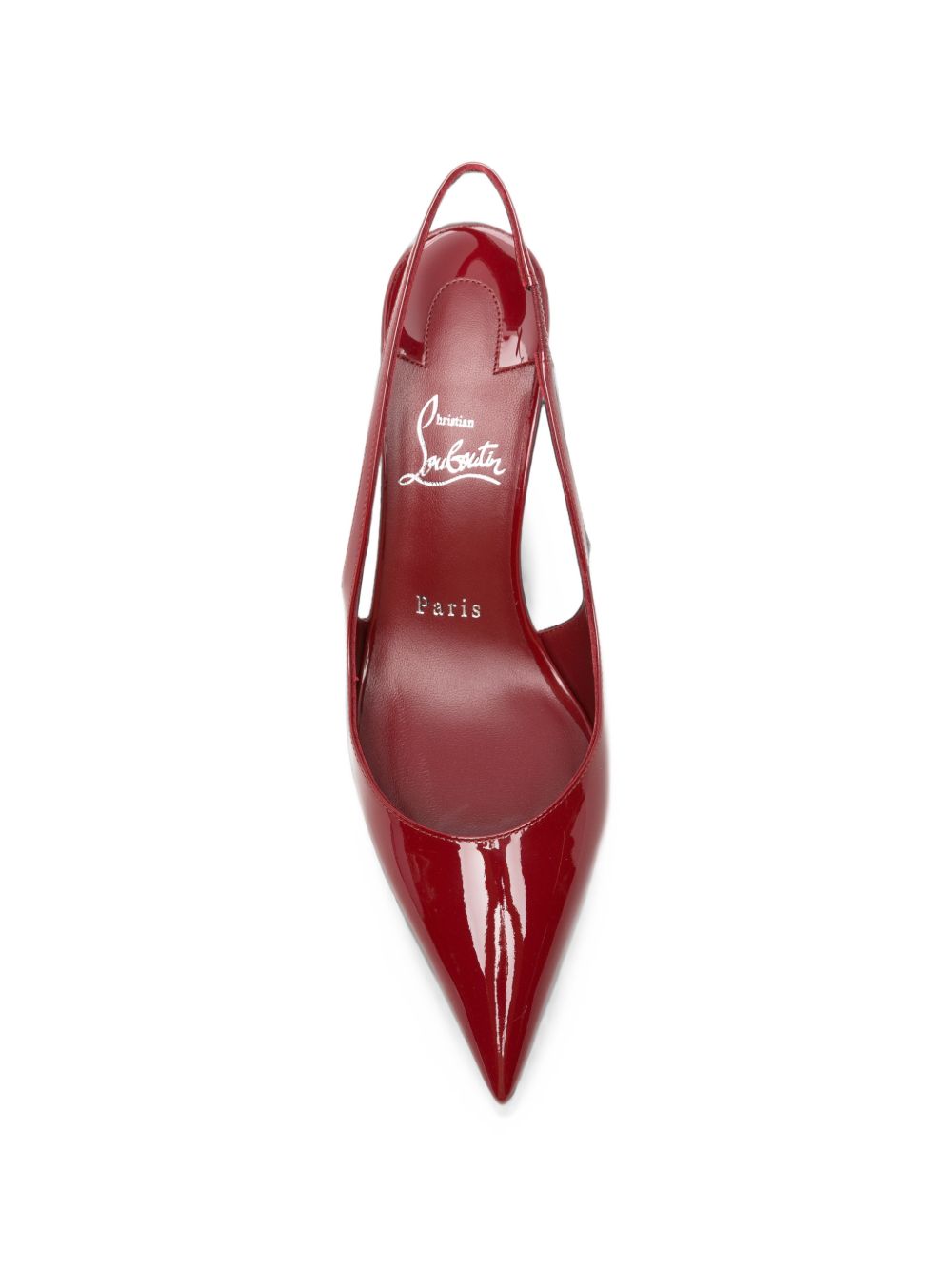 CHRISTIAN LOUBOUTIN Christian Louboutin Women Miss Z Patent Leather Slingback Pumps
