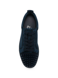 Christian Louboutin Men Louis Jr Spikes Leather Sneakers