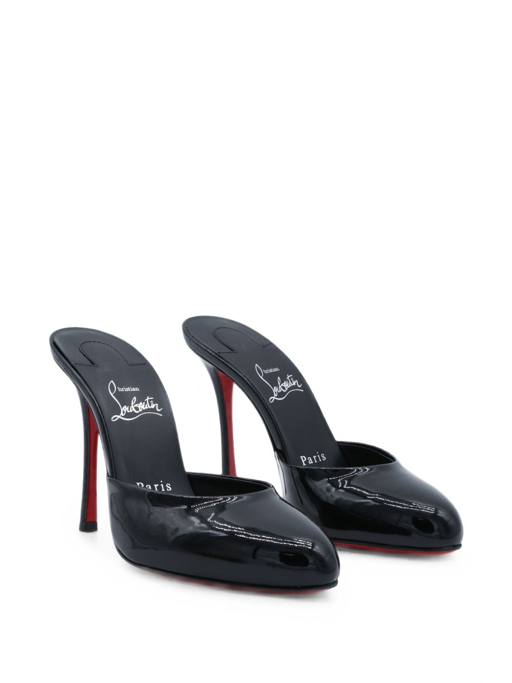 Christian Louboutin Women Dolly Patent Leather Mules