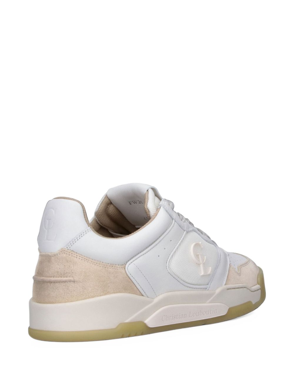 Christian Louboutin Men Basketball 1 Retro Leather Sneakers