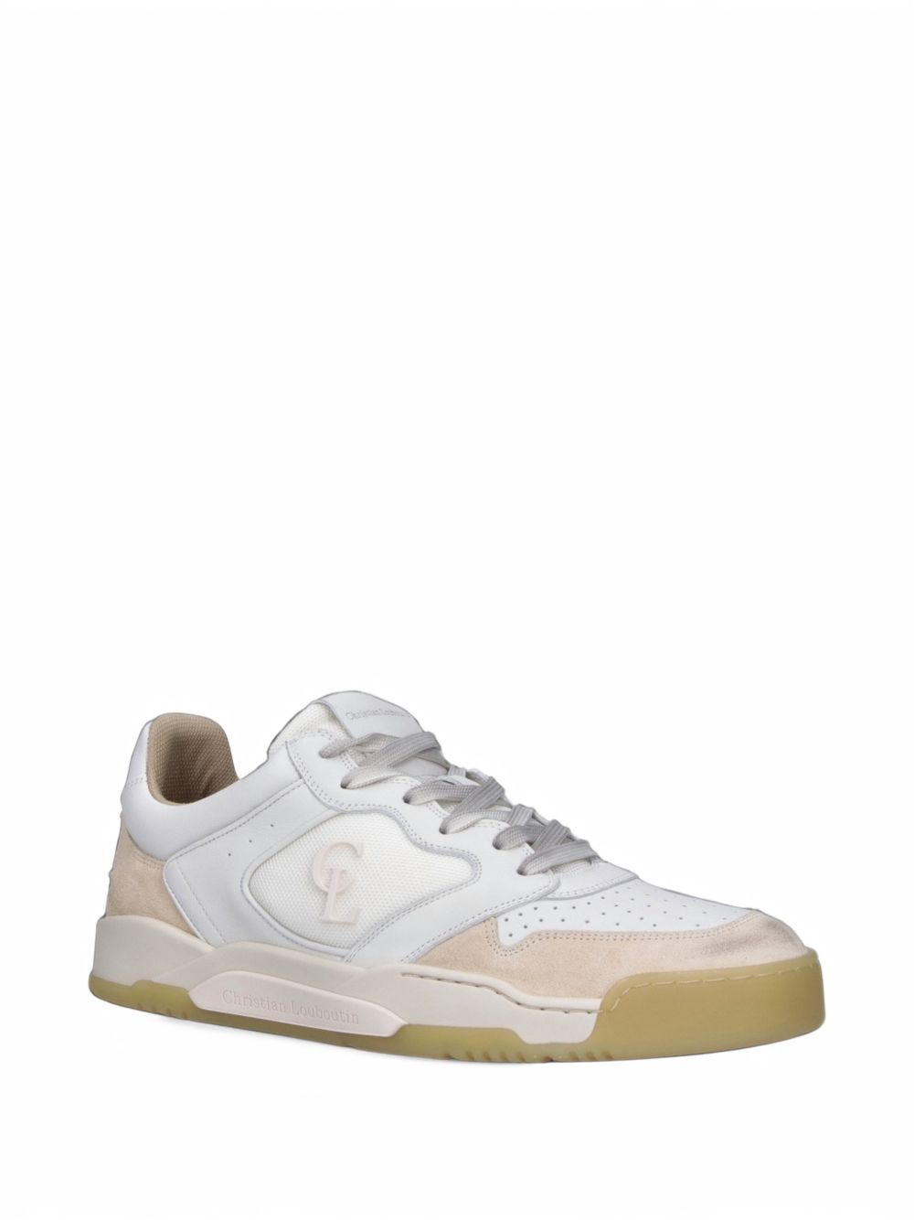 Christian Louboutin Men Basketball 1 Retro Leather Sneakers