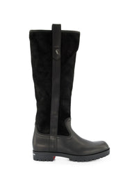 Christian Louboutin Men Slouch Flat Leather Boots