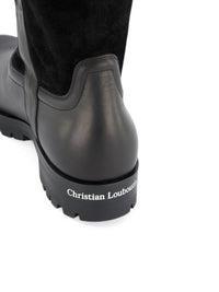 Christian Louboutin Men Slouch Flat Leather Boots