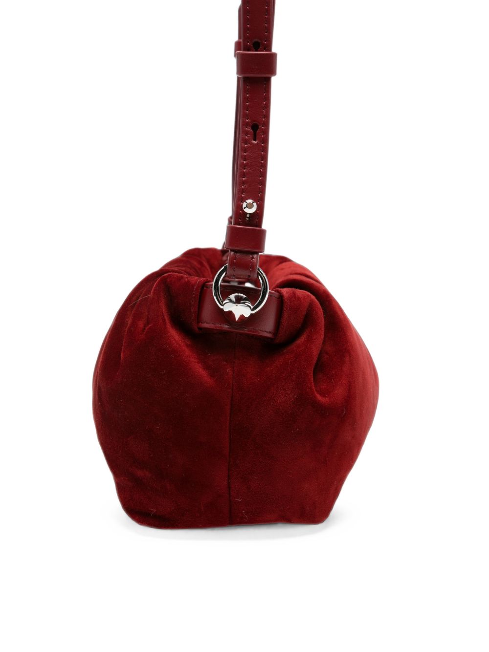 Christian Louboutin Women Eva Mini Suede Leather Crossbody Bag