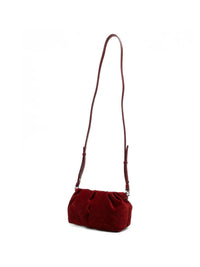 Christian Louboutin Women Eva Mini Suede Leather Crossbody Bag
