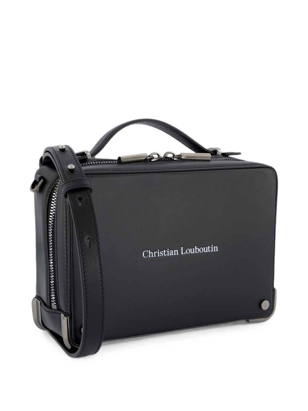 Christian Louboutin Men Small Leather Briefcase