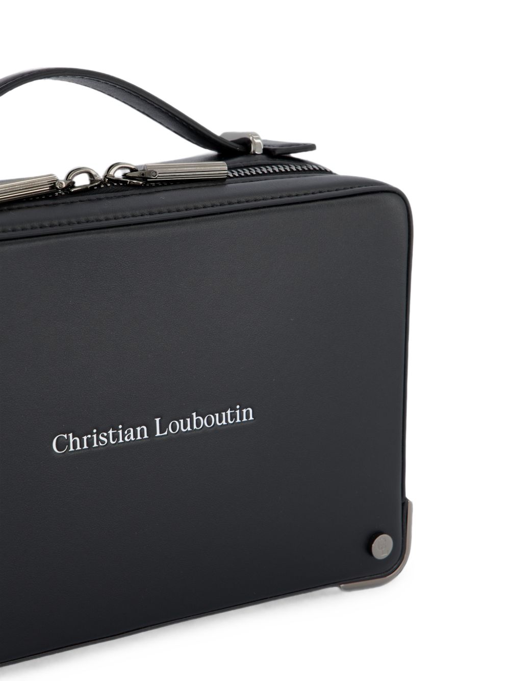 Christian Louboutin Men Small Leather Briefcase