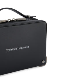 Christian Louboutin Men Small Leather Briefcase