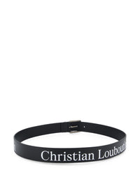 Christian Louboutin Men The Maxi Belt Leather Belt