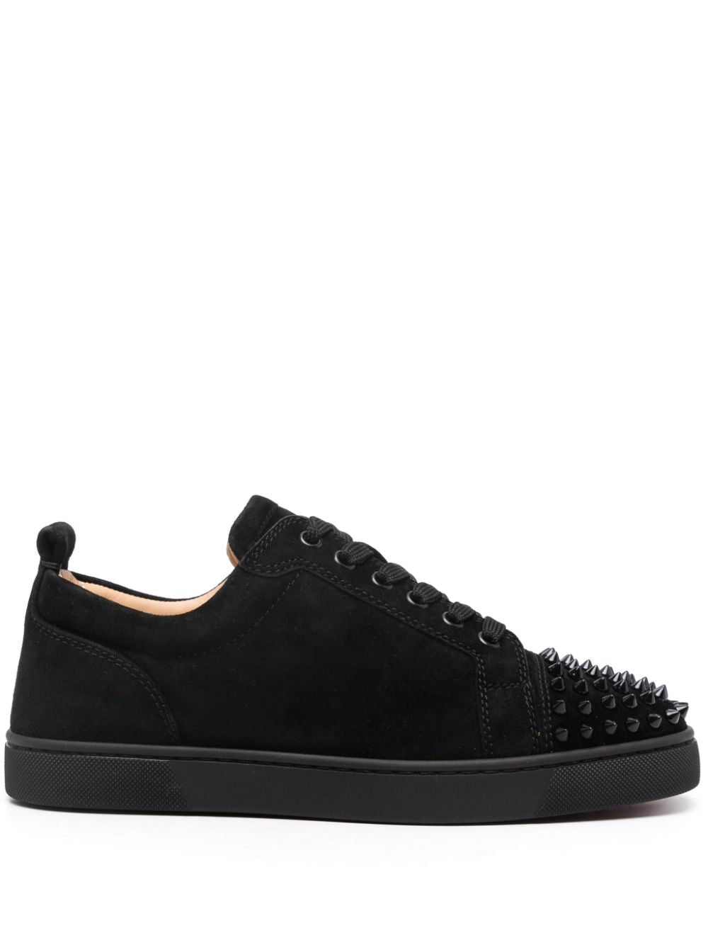Christian Louboutin Men Louis Junior Spikes Leather Sneakers