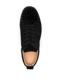 Christian Louboutin Men Louis Junior Spikes Leather Sneakers