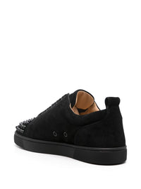 Christian Louboutin Men Louis Junior Spikes Leather Sneakers