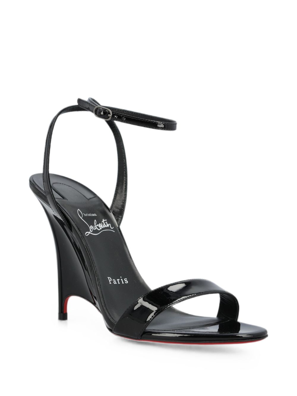 Christian Louboutin Women Zeezeenella Patent Leather Sandals