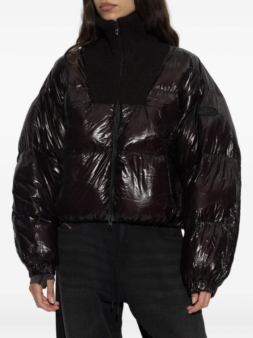 Diesel Women Short Puffer Down Jacket
