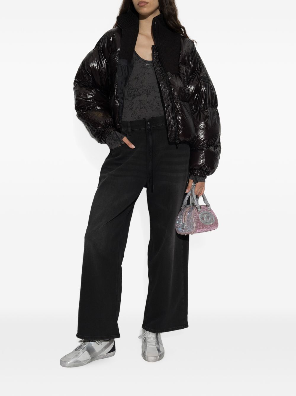 Diesel Women Short Puffer Down Jacket