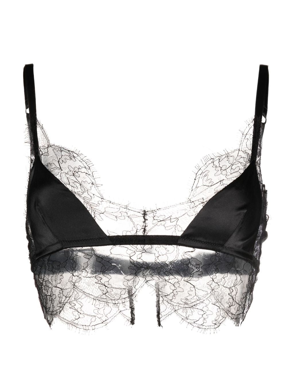 Dolce & Gabbana Women Lace Detail Silk Bra