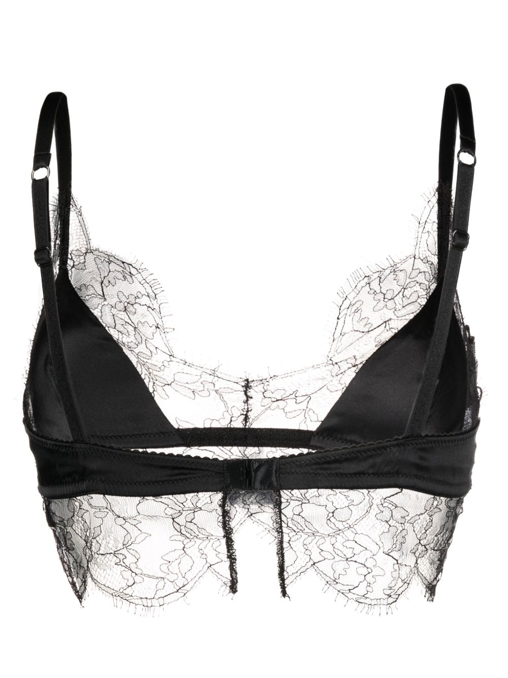 Dolce & Gabbana Women Lace Detail Silk Bra