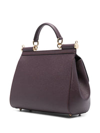 Dolce & Gabbana Women Sicily Large Leather Handbag